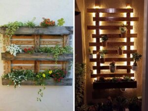 Como fazer jardim vertical de pallet