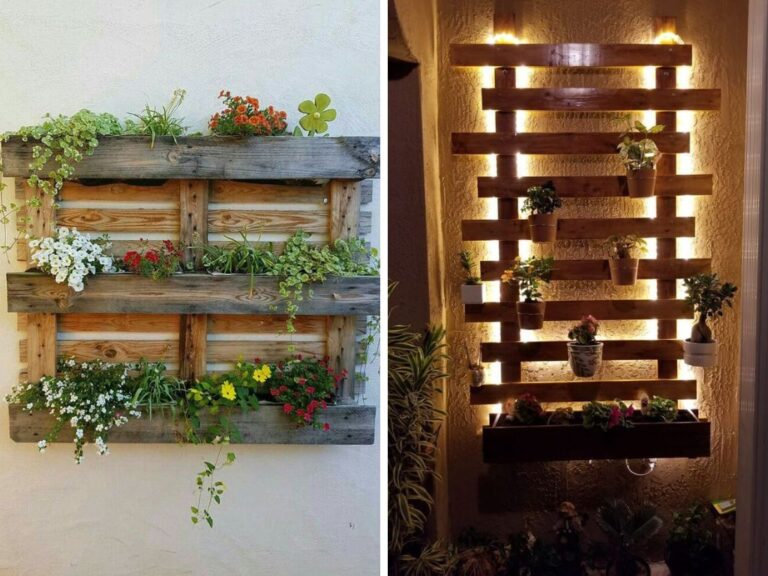 Como fazer jardim vertical de pallet